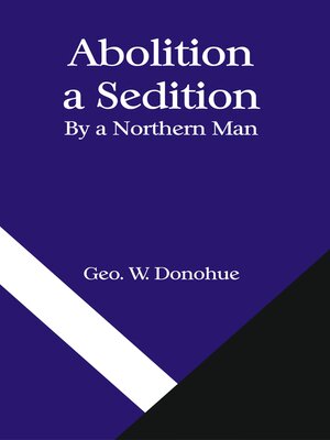cover image of Abolition a Sedition